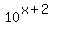 10%5E%28x%2B2%29