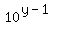 10%5E%28y+-+1%29