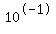 10%5E-1%29=2x