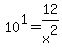 10%5E1=+12%2Fx%5E2