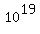 10%5E19