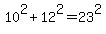 10%5E2%2B12%5E2=23%5E2