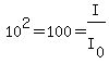 10%5E2=100=I%2FI%5B0%5D