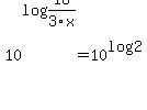 10%5Elog%2818%2F3x%29+=+10%5Elog2