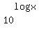 10%5Elog%28x%29