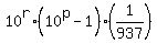 10%5Er%2A%2810%5Ep-1%29%2A%281%2F937%29