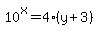 10%5Ex=4%28y%2B3%29