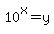 10%5Ex=y