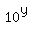 10%5Ey