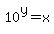 10%5Ey=x
