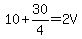 10+%2B30%2F4+=+2V