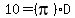 10+=+%28pi%29D