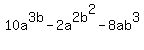 10+a%5E3+b+-+2+a%5E2+b%5E2+-+8+ab%5E3