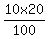 10+x+20%2F100