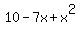 10-7x%2Bx%5E2