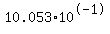 10.053%2A10%5E-1