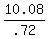 10.08%2F.72
