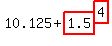 10.125%2Bhighlight_red%28+1.5+%29%5Ehighlight_red%28+4+%29
