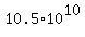 10.5%2A10%5E10