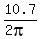 10.7%2F%282pi%29