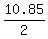 10.85%2F2