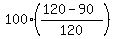 100%28%28120-90%29%2F120%29