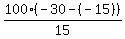 100%28-30-%28-15%29%29%2F15%29