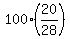 100%2820%2F28%29