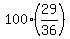 100%2829%2F36%29