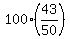 100%2843%2F50%29