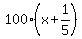 100%28x%2B1%2F5%29