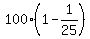 100%2A%281+-+1%2F25%29