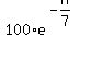 100%2Ae%5E%28-h%2F7%29