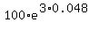 100%2Ae%5E%283%2A0.048%29