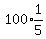100%2Aexpr%281%2F5%29