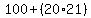 100%2B%2820%2A21%29