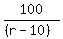 100%2F%28%28r-10%29%29