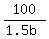 100%2F%281.5b%29