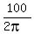 100%2F%282pi%29