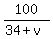 100%2F%2834%2Bv%29