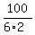 100%2F%286%2A2%29