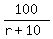 100%2F%28r%2B10%29