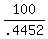 100%2F.4452