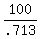 100%2F.713