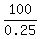 100%2F0.25