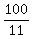 100%2F11