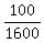 100%2F1600