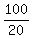 100%2F20