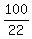 100%2F22