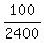 100%2F2400